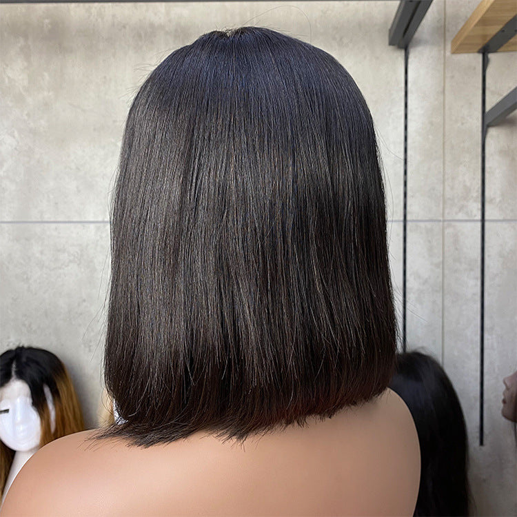 Middle Part Bob Lace Front Wig for Black Women