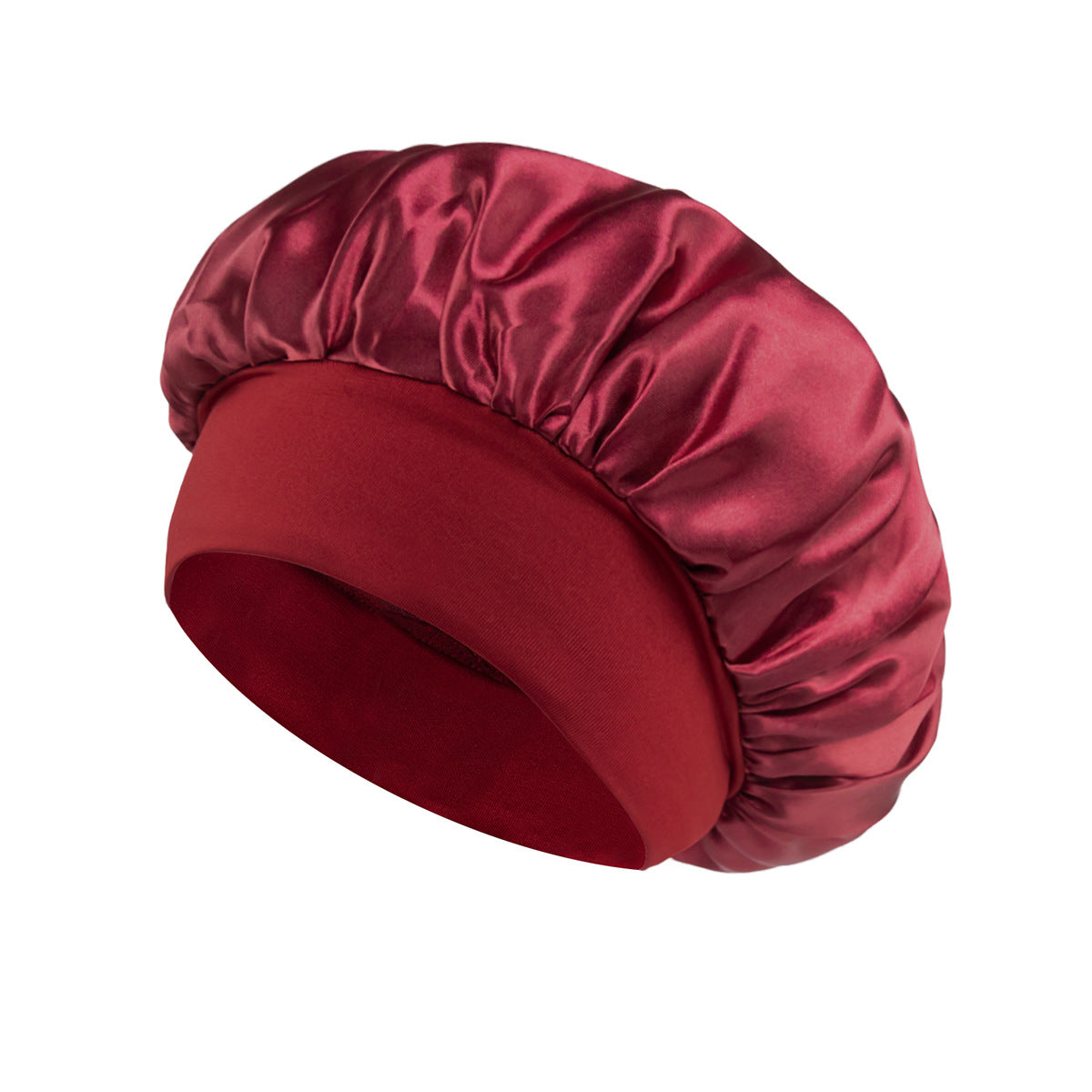 Yoyo Crown Satin Wide-Brim Sleep Cap