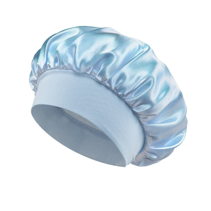 Yoyo Crown Satin Wide-Brim Sleep Cap