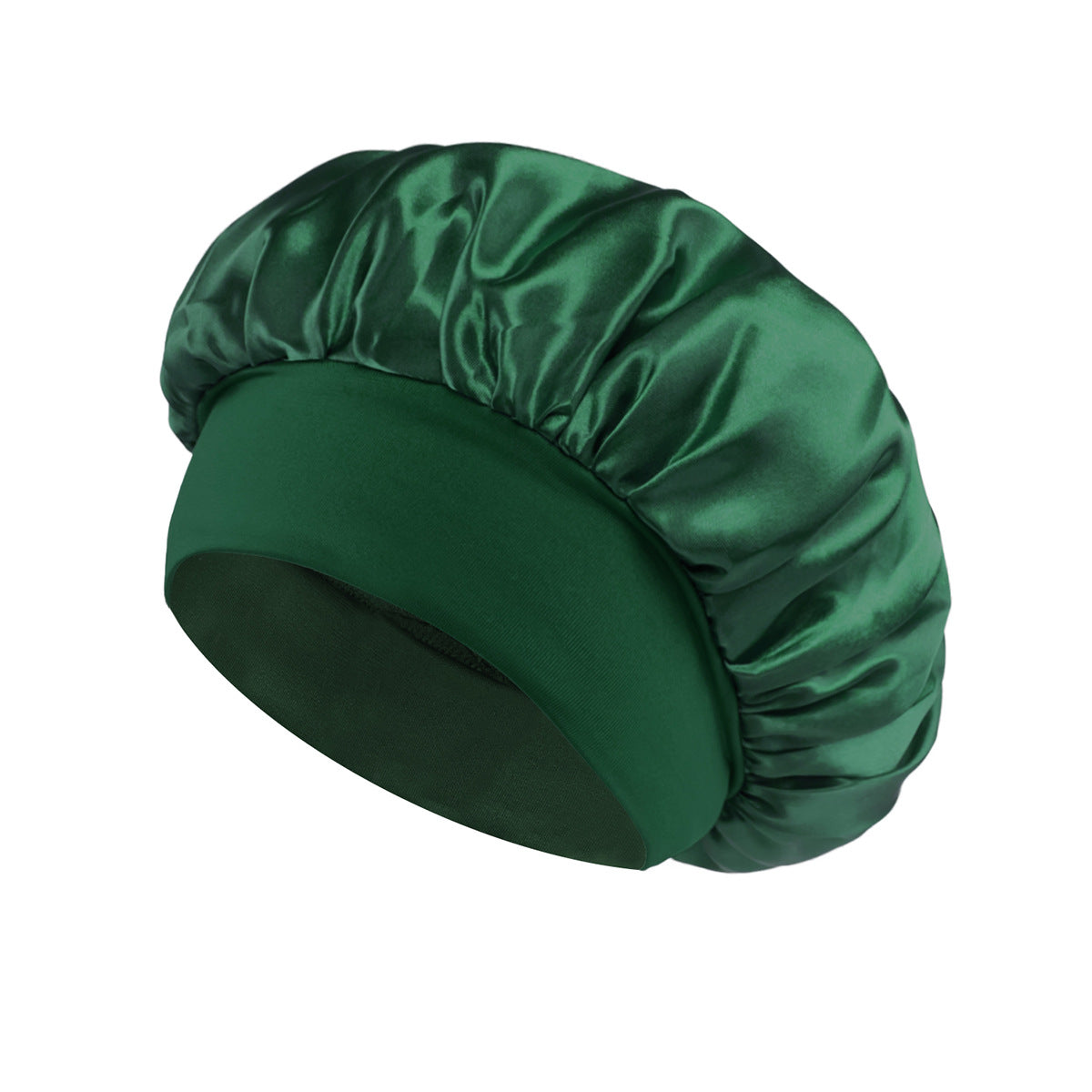 Yoyo Crown Satin Wide-Brim Sleep Cap