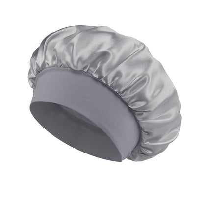 Yoyo Crown Satin Wide-Brim Sleep Cap