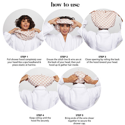 Yoyo Crown Waterproof 3-Layer Bath Cap