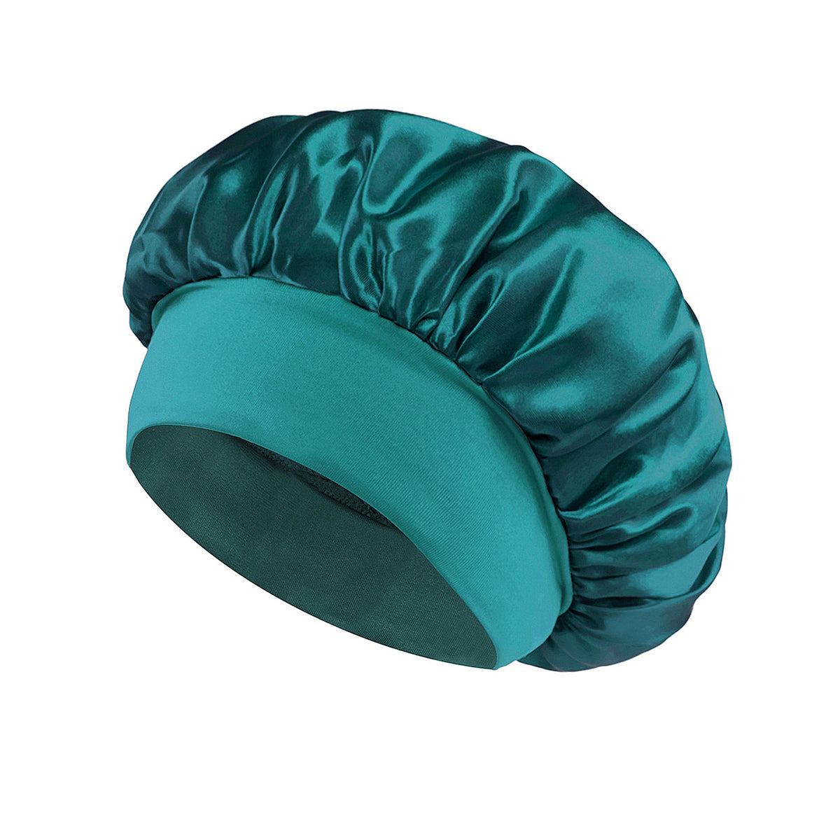 Yoyo Crown Satin Wide-Brim Sleep Cap