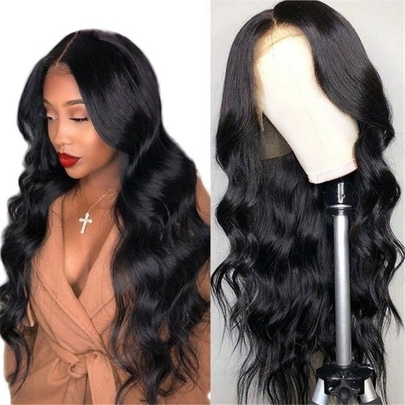 Long Curly Lace Wig – Large Wave, Full Coverage