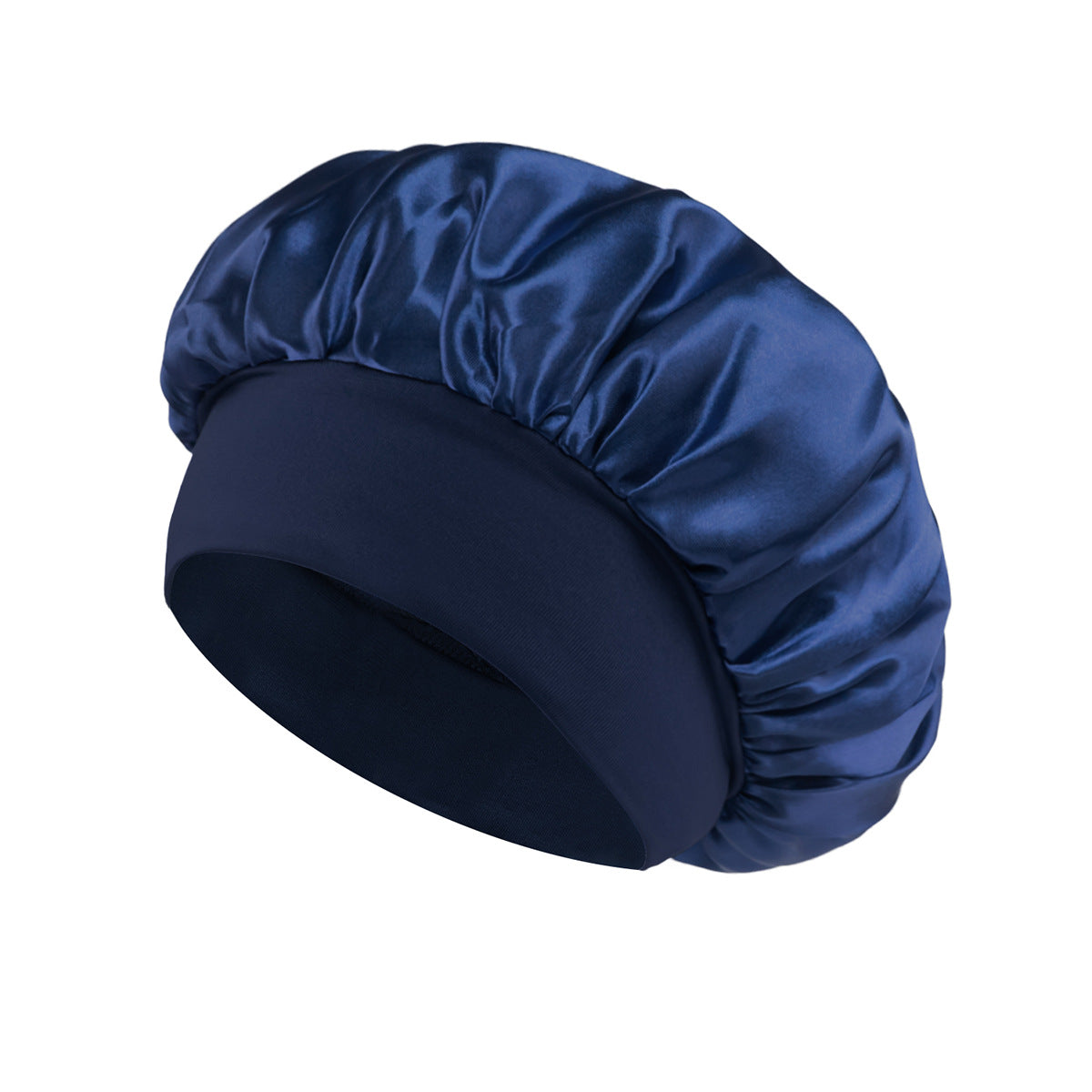 Yoyo Crown Satin Wide-Brim Sleep Cap