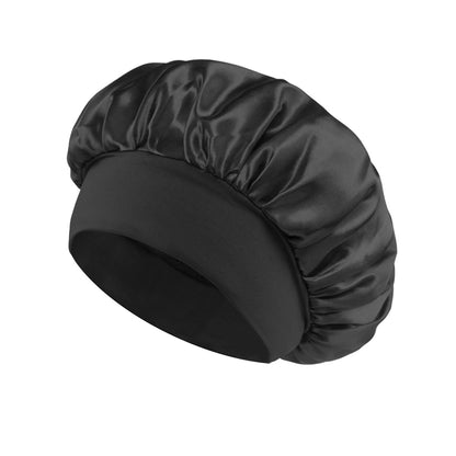 Yoyo Crown Satin Wide-Brim Sleep Cap