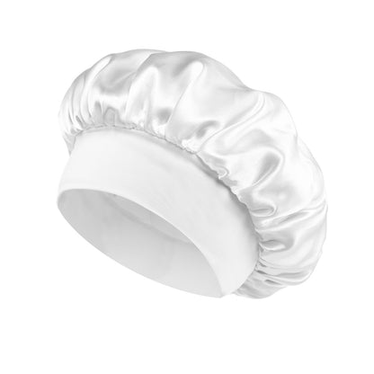Yoyo Crown Satin Wide-Brim Sleep Cap