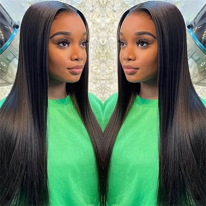 Yoyo Crown Princess Straight 13×5 Lace Frontal Human Hair Wig