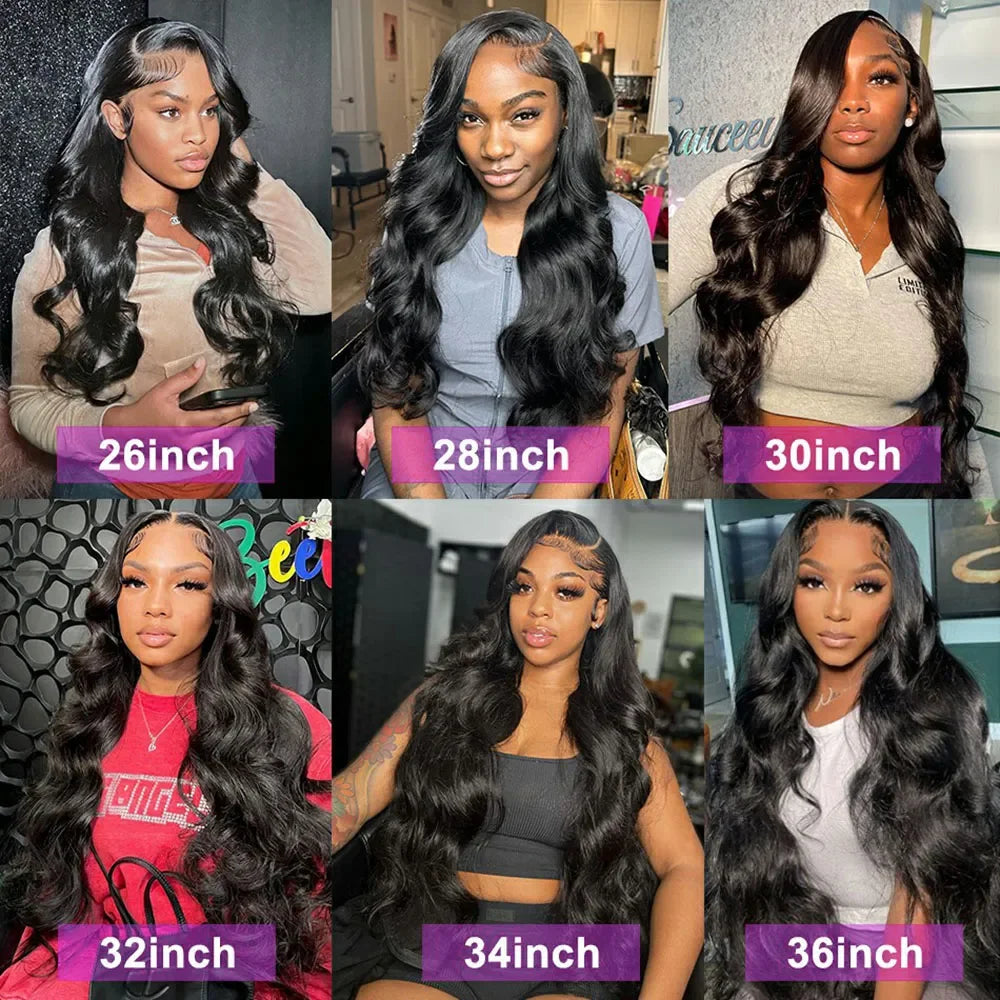 30 40 Inch Body Wave 2 3 4 5 Bundles Brazilian Remy Unprocessed Human Hair Wavy Doule Drawn Bundles Weave Extensions