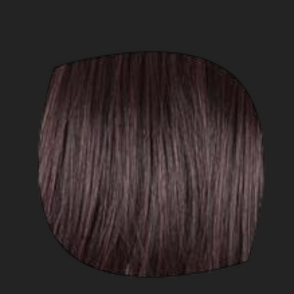 Yoyo Crown long curly lace wig in a rich dark brown shade with voluminous waves and a natural texture.